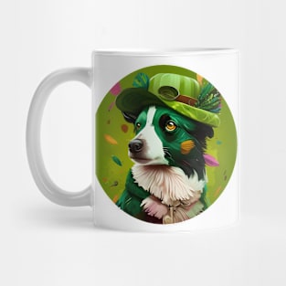 Beautiful Lady Dog St. Patrick's Day Mug